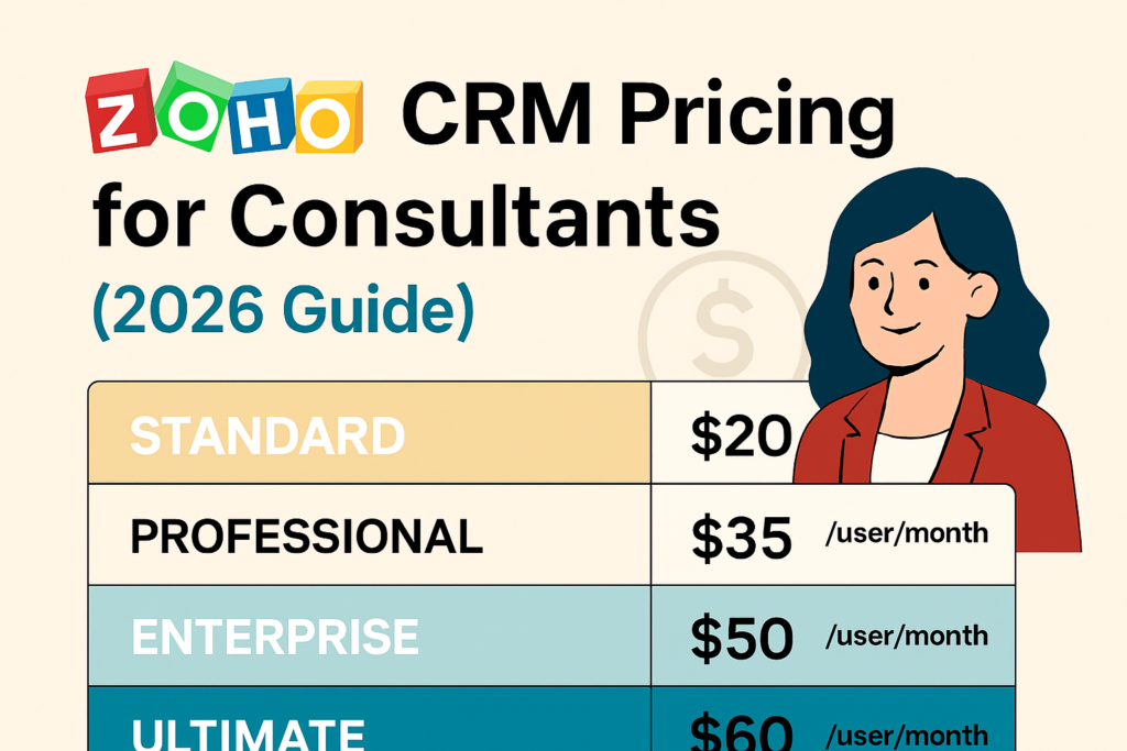 zoho crm pricing for consultants