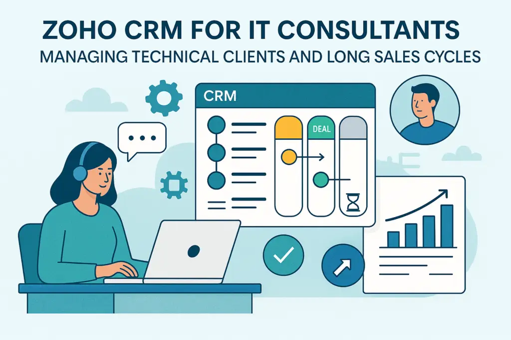 Zoho CRM for IT consultants managing technical clients and long sales cycles