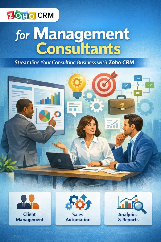 Zoho CRM for management consultants managing complex deals and client relationships