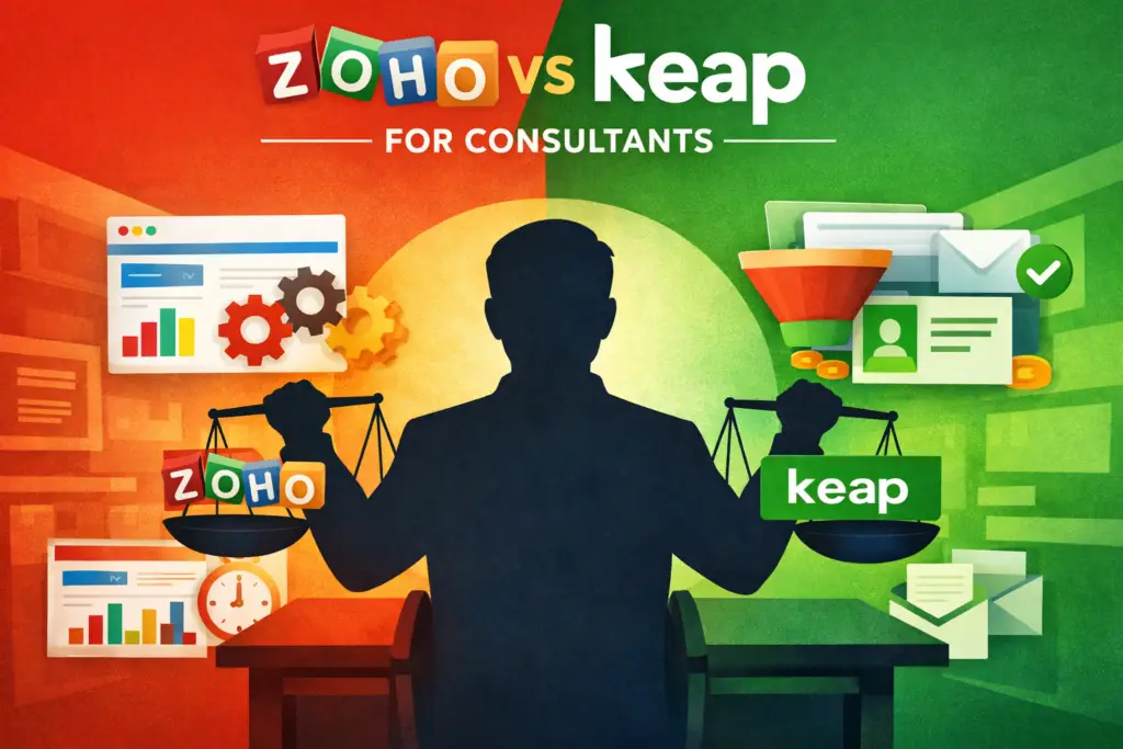 zoho vs keap for consultants